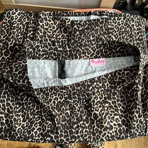 Pug leopard pencil skirt 4xl